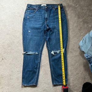 Abercrombie skinny high rise jeans curve